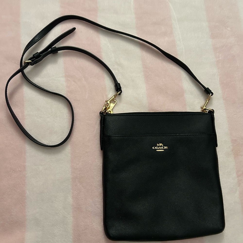 Coach Black Crossbody File Bag